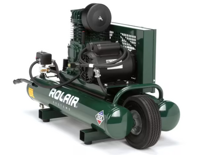 5715K17-0143 Rolair 1.5-HP 9-Gallon Electric Dual Voltage Wheelbarrow Air Compressor (115-230V 1-Phase)