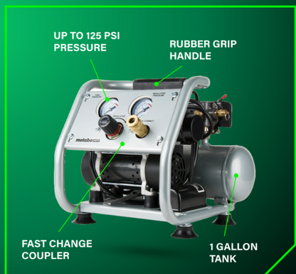 EC28MM COMPRESSOR 1 GAL QUIET