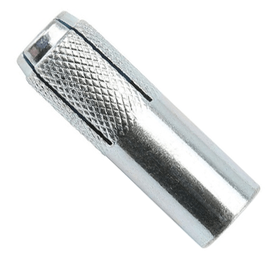 DeWalt - 06340-PWR - 1/4" Steel Dropin, Carbon Steel Knurled Wall Internally Threaded Expansion Anchor (100/Pkg.)