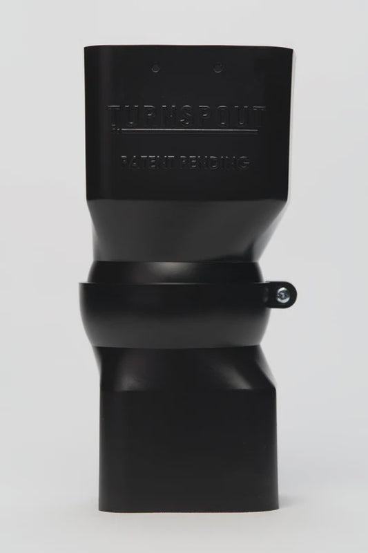 Turnspout 2-5 / 8in x 2-5 / 8in & 2in x 3in Black