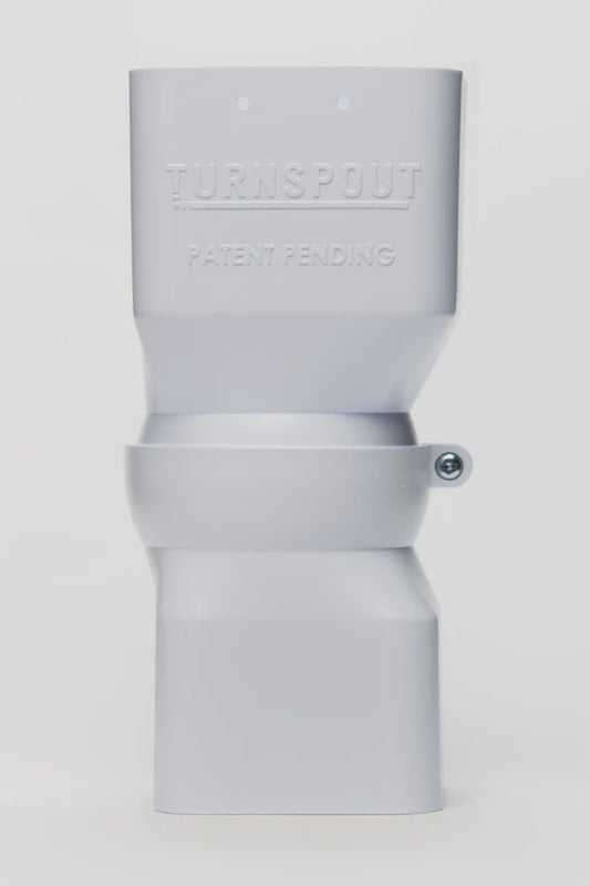 Turnspout 2-5 / 8in x 2-5 / 8in & 2in x 3in White