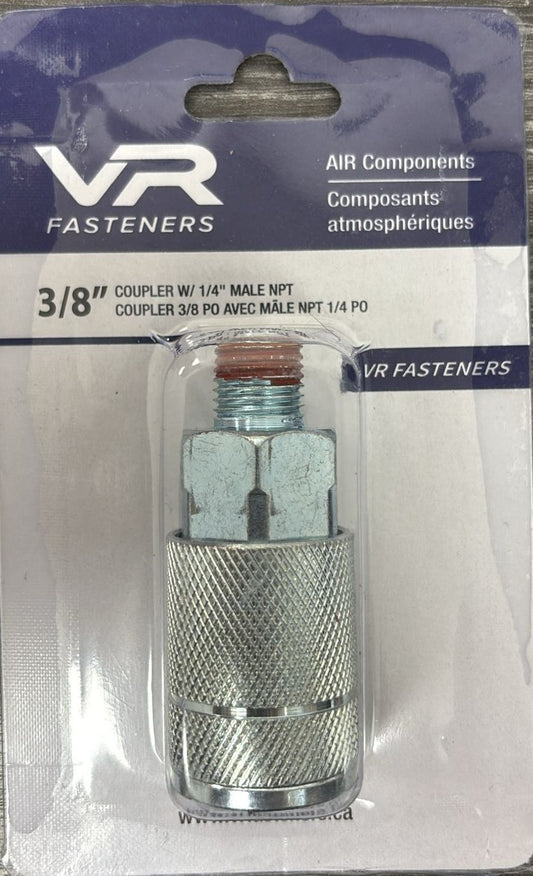 1/4" Coupler W/ 1/4" MALE NPT