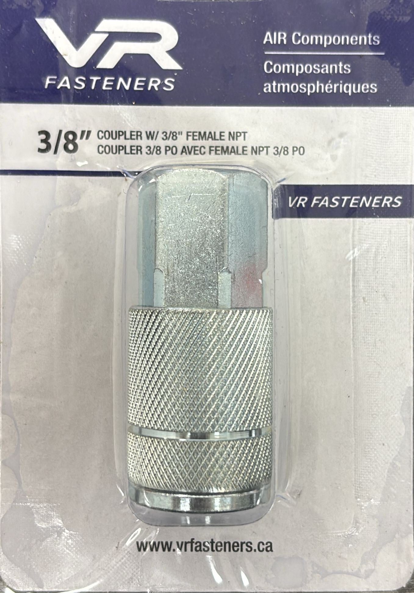3/8" COUPLER W/ 3/8 FEMALE NPT