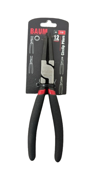 28 Circlip Pliers , Steel- CRV, Finish- Polished 7"/ 180 MM - Internal Bent