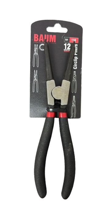 30 Circlip Pliers , Steel- CRV, Finish- Polished 7"/ 180 MM - External Bent