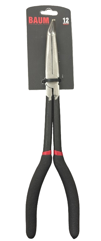 35 Long Reach Pliers , Steel- CRV, Finish- Polished, 11"/ 280 MM 11"/ 280 MM - 90 degree bent