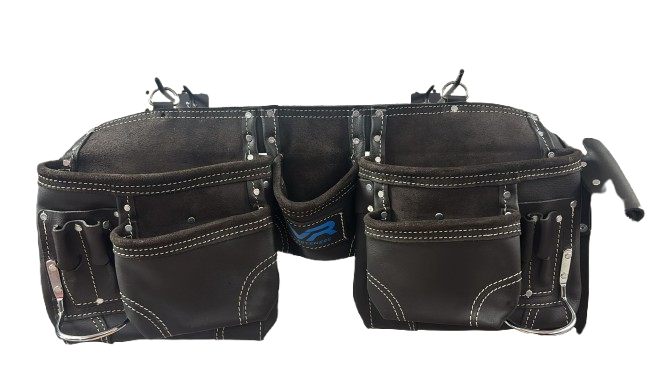 LA003Bl-VR Leather Framing Pouch with nail puller