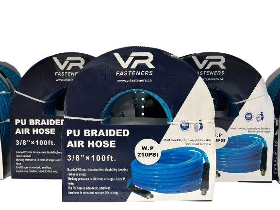VR38100 3/8"x 100Ft Braided Air Hose