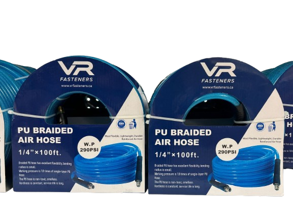 VR 14100 1/4"x 100Ft Braided Air Hose