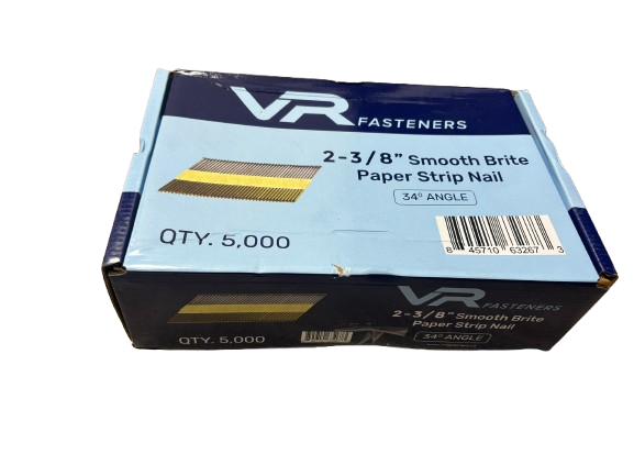 VR 2-3/8'' Smooth Brite Paper Strip Nail 34D-5M