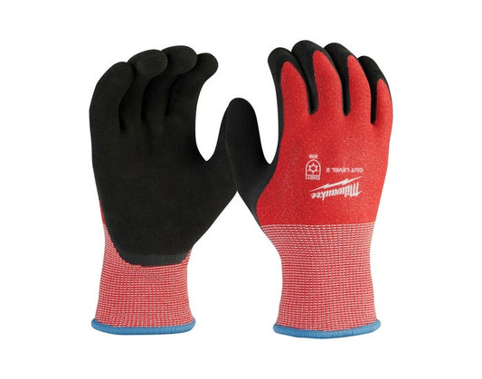 48-73-7922B MILWAUKEE CUT 2 WINTER DIP GLOVE-L