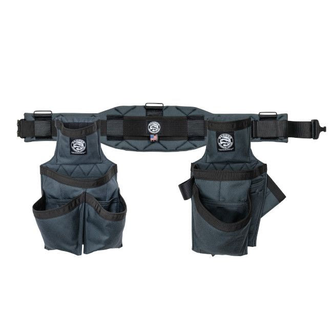 Badger Series Gunmetal Grey Carpenter Tool Belt - Large