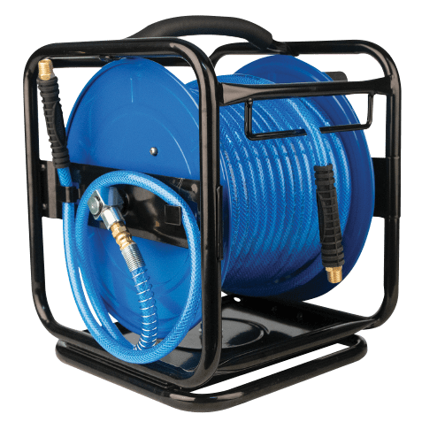 BAH-RL14XL PORTABLE AIR HOSE REEL 1/4''X150