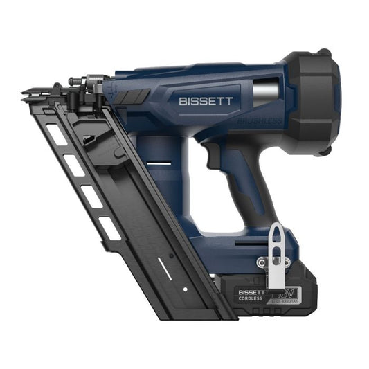 Bissett BTC-SN3190 Cordless Framing Nailer 30° - 34° Paper Collated