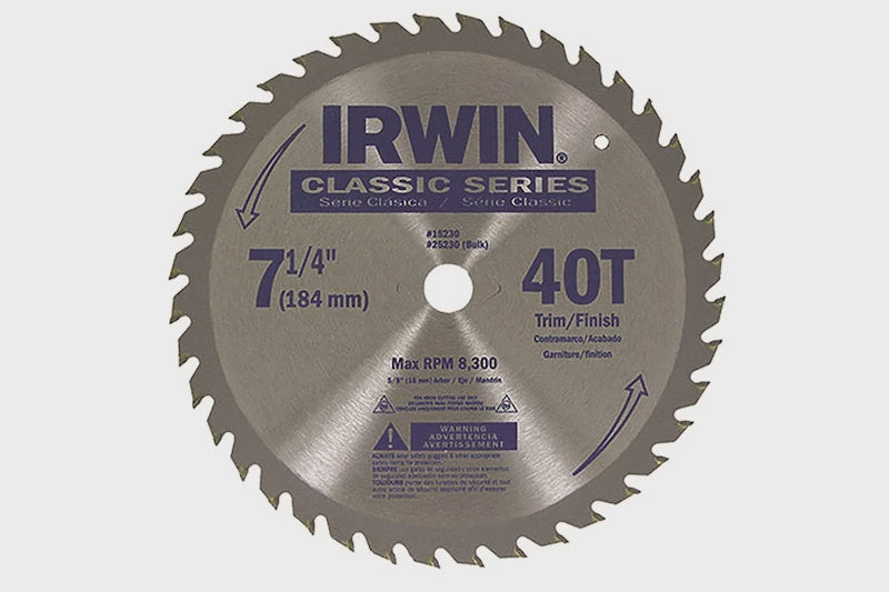 15230ZR SAW BLD 7-1/4" 40T CD