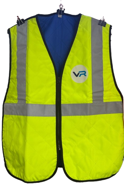 VR- Cooling Safety Vest Green-L