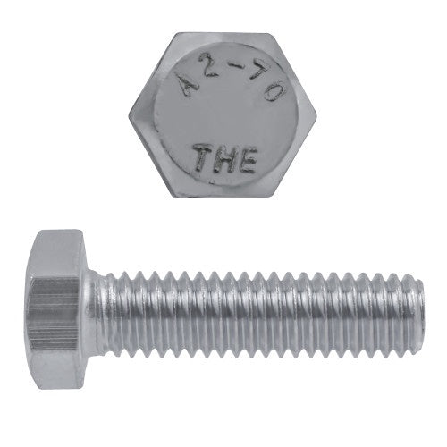 Hillman 5900-311 M6-1.00 x 35mm Metric Hx Hd Cap Scr 18.8 SS Coarse DIN933 FT 50 Pcs