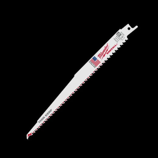 48-01-7036 9" 5 TPI Sawzall Blades For Wood Kerf With Nails