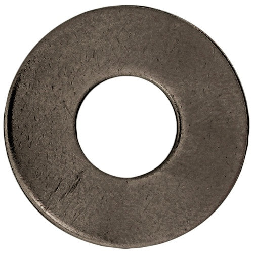 1/4" Flat Washers Steel Bare Metal 100 Pcs