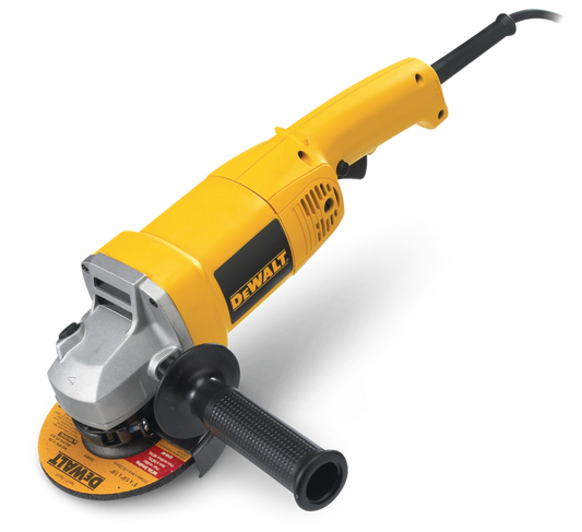 DEWALT DW831 12A Medium Corded Angle Grinder with Auxiliary Handle & Guard, 5-in