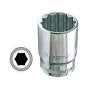 179 Sockets, Finish- Matt,1/2" DR.SOCKET-9mm