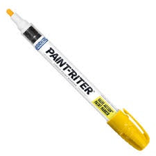 80080223 12pk Paint Marker - Valve Action - Medium Tip - Yellow