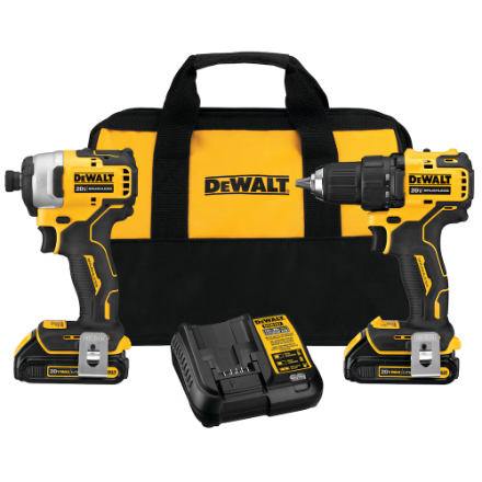 DCK278C2 Dewalt ATOMIC 20V MAX* Brushless Cordless 2-Tool Combo Kit