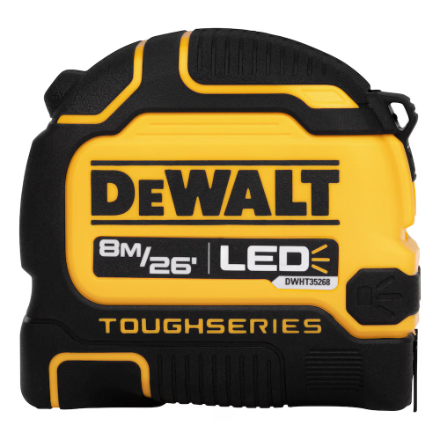 DWHT35268S 8M/26FT DEWALT LIGHTED TAPE