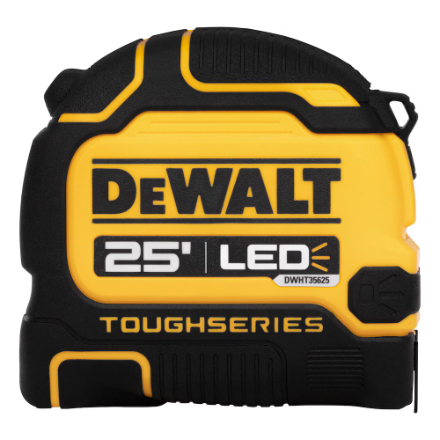 DWHT35625S 25FT DEWALT LIGHTED TAPE