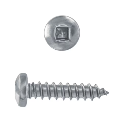H Paulin  537-124 8 x 3/4-inch Square Drive Pan Sock Metal Screw, 1000pcs