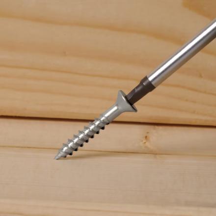 H Paulin 537-008 6 x 1-in Flat Head Square Drive Wood Screws, Solid Brass, 900pcs