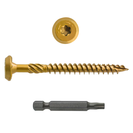H PaulinPRO 621494 5/16x3-inch Truss Head Star Drive Structural Screw 50 pcs