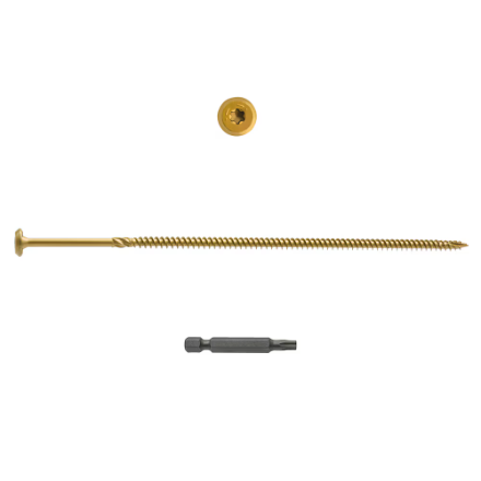H PaulinPRO 621514 3/8x12-inch Truss Head Star Drive Structural Screw 50 pcs