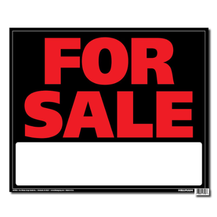 Hillman 19 x 24-inch For Sale Sign - 1pc  847350