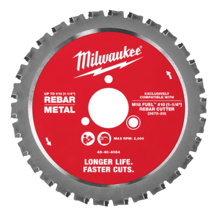 10 1-1/4 in Rebar Cutting Blade