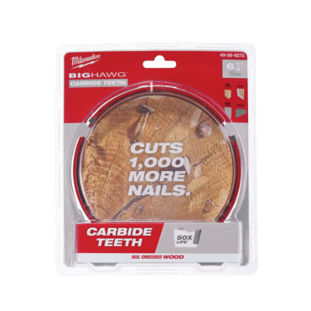 Milwaukee Tool 6-1/4 -inch BIG HAWG Carbide Hole Saw