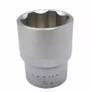 202 3/4" Dr. Hex Socket, Steel- CrV, Finish- Matt Chrome,38mm