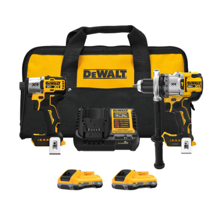 DEWALT 20V MAX XR Hammer Drill/impact 2-Tool 2x4.0Ah Combo Kit
