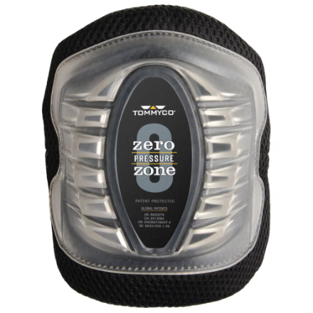 Orgill Tommyco GELite Series GEL227 Rough Terrain Knee Pad, One-Size, Gel, Neoprene Pad, 2-Strap, Hook and Loop, Strap Closure