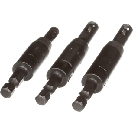 Bosch 1/4-inch Hex Shank Steel Clic-Change Self-Centering Drill Bit Set (3-Piece)