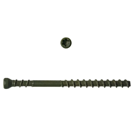 Hillman 215-118 CAMO 7 X 2-3/8-inch Star Drive Trim Head Deck Fasteners In Green - 700-Piece