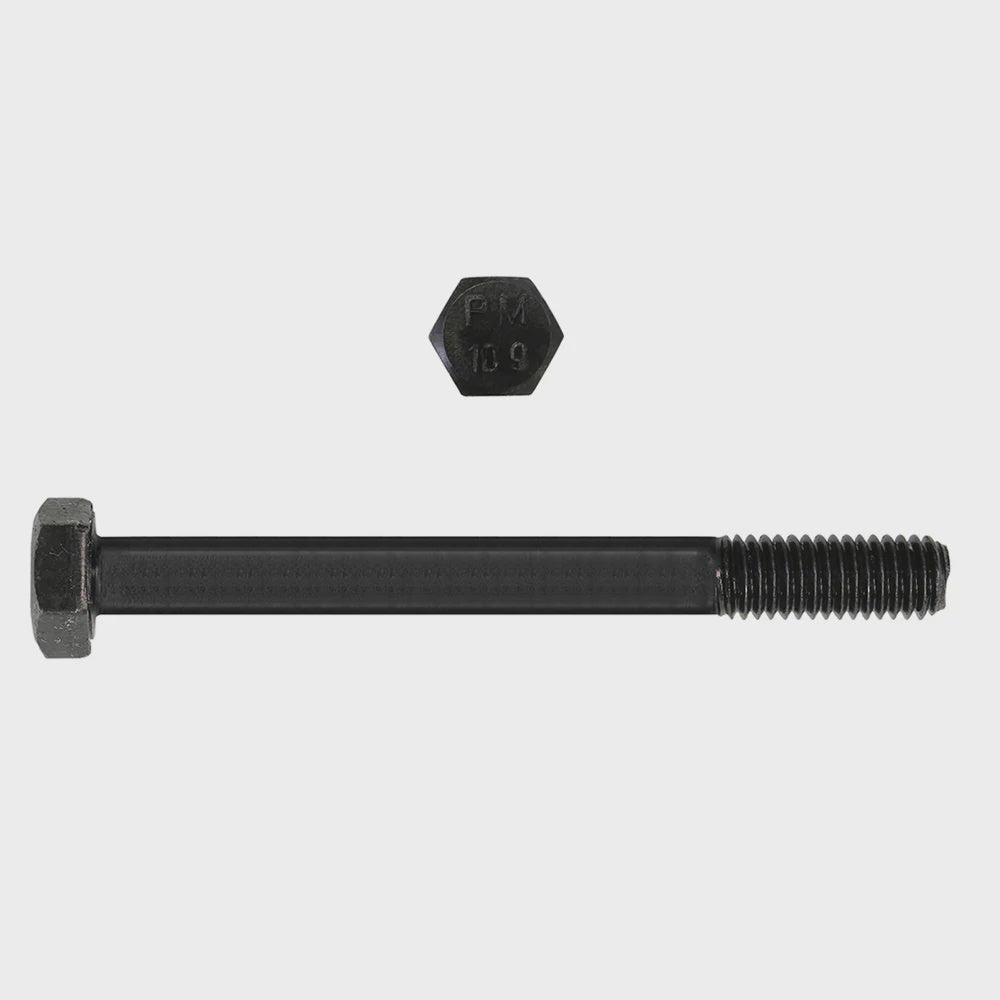 H. Paulin 612-428 Paulin M12-1.75 x 120mm Metric Hex Head Cap Screws CL 10.9 Coarse Bare Metal DIN931 PT 1 PC