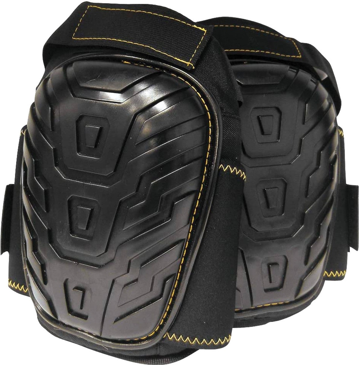 PG298 - DELUXE GEL KNEE PADS, HOOK & LOOP STRAPS, PAIR