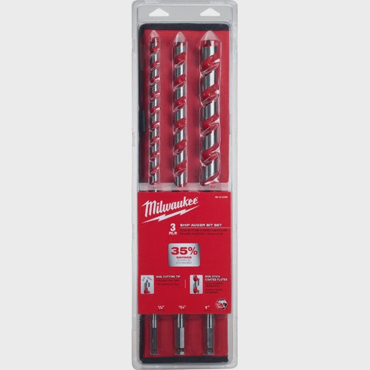 Milwaukee 18" Ship Auger Bit Set (3 PC)