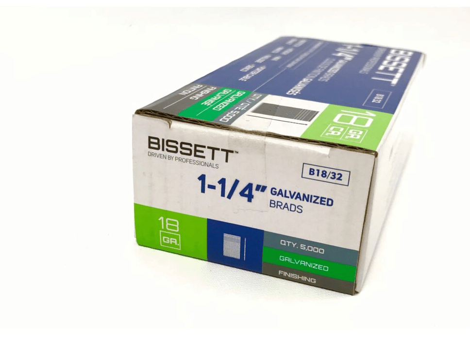 B18/32 1-1/4" 18G BRAD NAIL GAL 5M