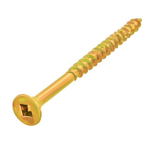 H Paulin #8 x 2-1/2" Flt Sqr Sckt Hd Construction Screws UNC YDZ 350Pcs