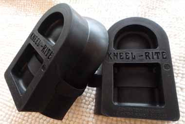 KNEEL RITE KNEE PADS BLACK/WHITE