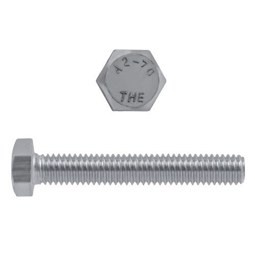 Hillman 5900-716 M16-2.00 x 50mm Metric Hx Hd Cap Scr 18.8 SS Coarse DIN933 FT 5 Pcs