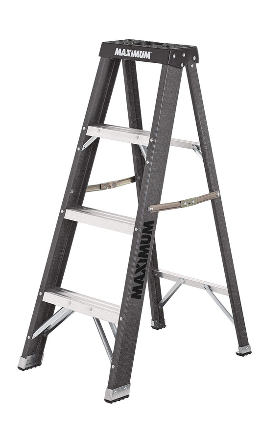 LP-60497 Step Ladder 4ft Fiberglass Grade 1 250lb Capacity