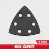 49-25-2060 60 GRIT TRIANGLE SAND PAPER 6PK